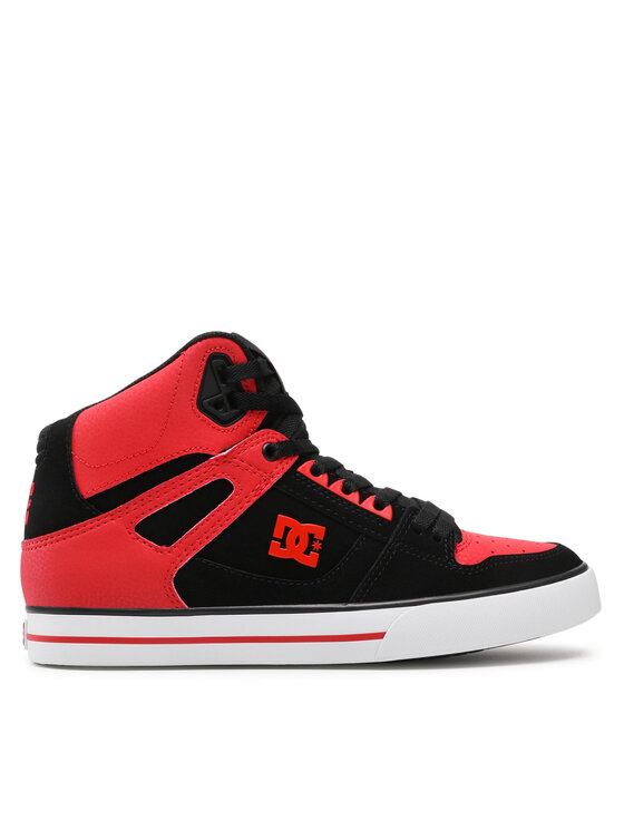 Chaussures De Skateboard DC Shoes Pure High-Top Homme - Cuir Nubuck, Semelle Caoutchouc Abrasion