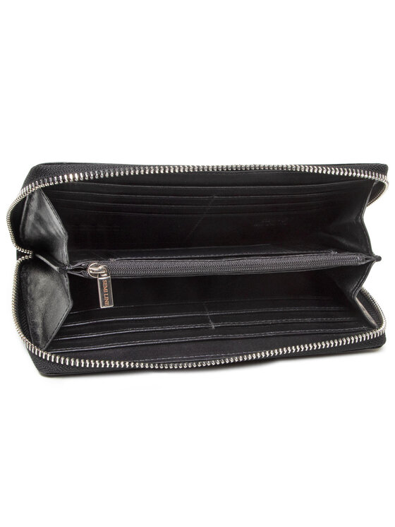 Portafoglio grande da donna P8224-0 Nero