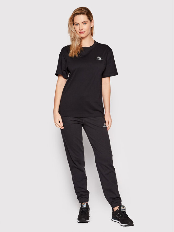 New Balance New Balance T-shirt Unisex UT21503 Nero Relaxed Fit