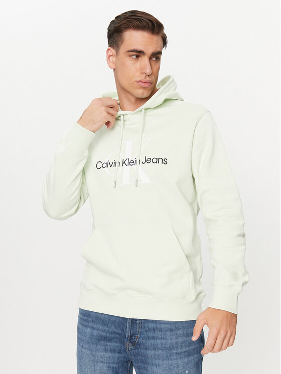 Calvin Klein Jeans Bluză J30J320805 Verde Regular Fit