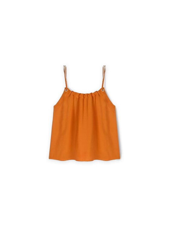 Motivi Motivi Top D723W000168N017 Pomarańczowy Regular Fit