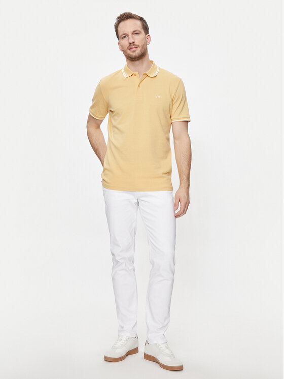 Selected Homme Selected Homme Polokošeľa 16087840 Béžová Regular Fit