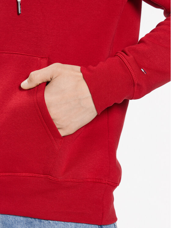 Tommy Hilfiger Tommy Hilfiger Džemperis Logo MW0MW11599 Raudona Regular Fit