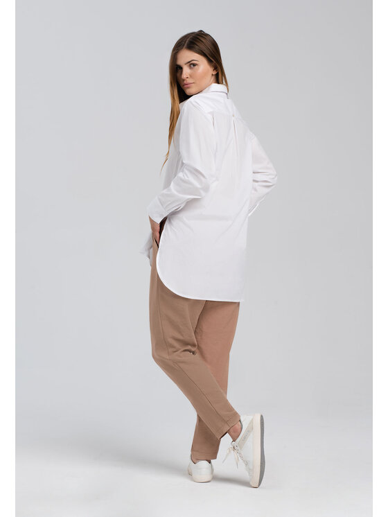 Look Made With Love Look Made With Love Koszula Havana Look 141 white Biały Over Fit