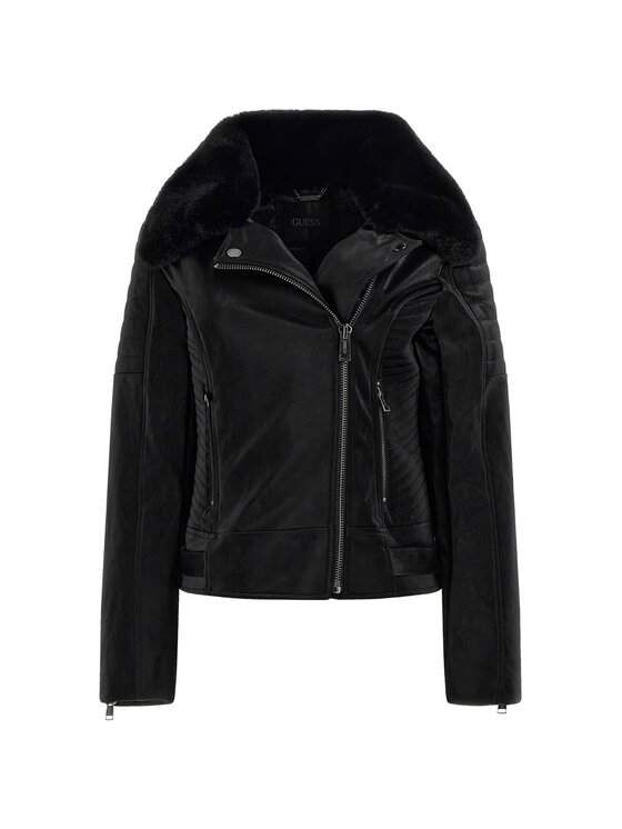 Guess Guess Μπουφάν μεταβατικό 178811 Μαύρο Classic Fit