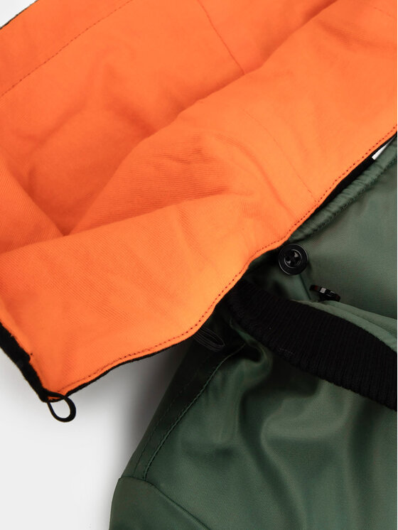 Coccodrillo Coccodrillo Kevad-sügis jope WC4152705OBK Roheline Regular Fit