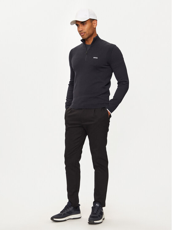 BOSS Boss Pulover Ever-X_QZ 50498518 Mornarsko modra Regular Fit