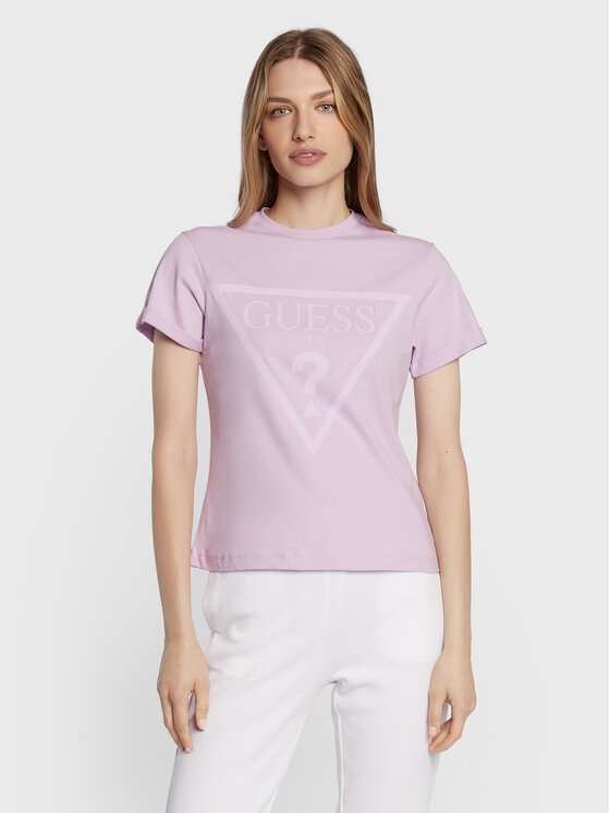 Guess Tricou Dianna V2BI06 I3Z14 Violet Regular Fit