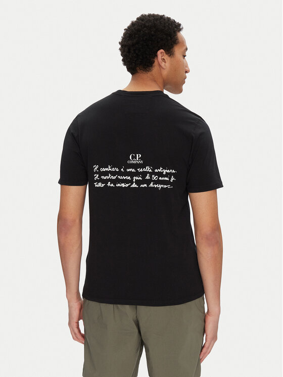 C.P. Company C.P. Company Футболка 18CMTS319A005431G Чорний Regular Fit