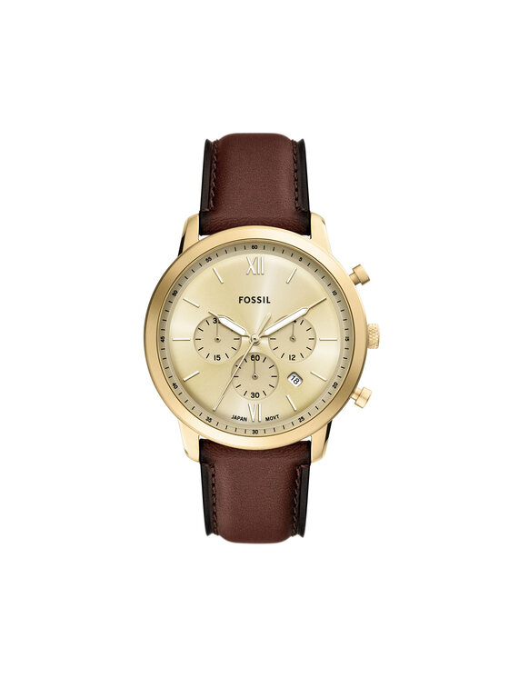 Fossil Fossil Ročna ura Neutra Chronograph FS6113 Rjava