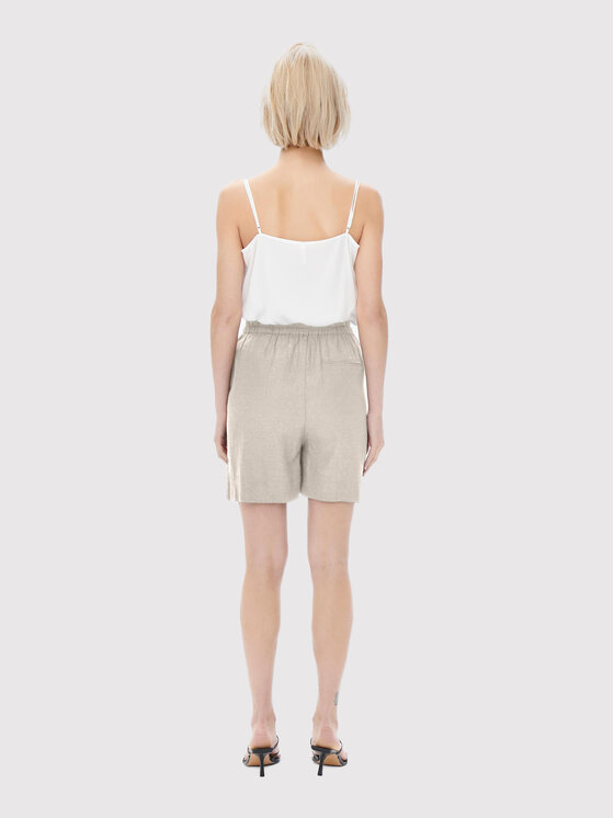 ONLY ONLY Šortky z materiálu Tokyo 15259587 Béžová Relaxed Fit