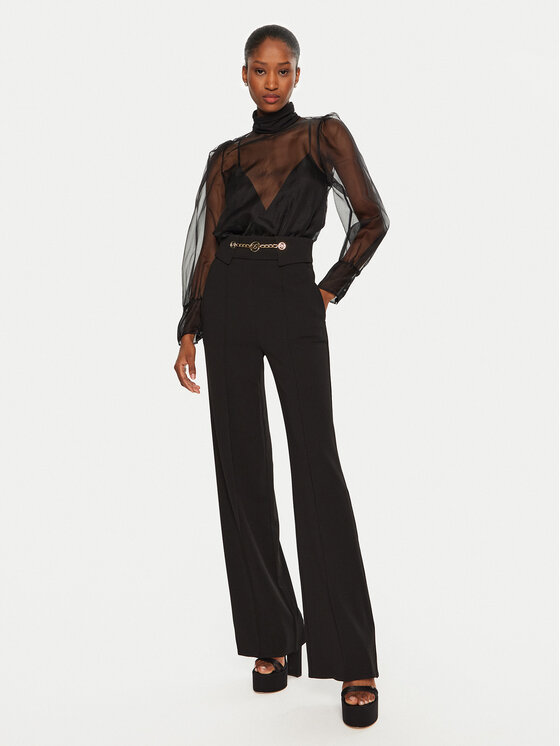 Rinascimento Rinascimento Pantaloni di tessuto CFC0120004003 Nero Regular Fit