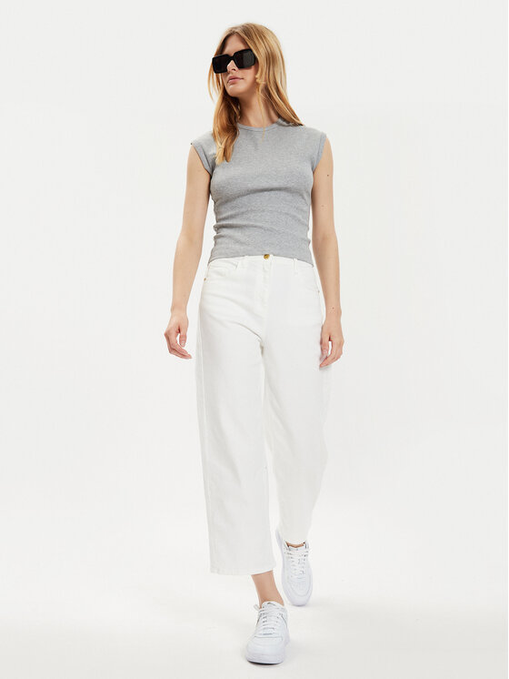 Brave Soul Brave Soul Тишърт LTS-149LILYGR Сив Straight Fit