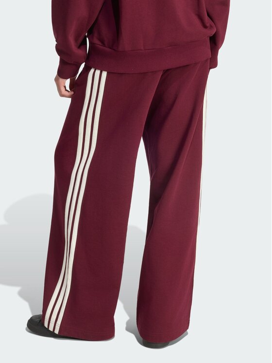 adidas adidas Spodnie materiałowe 164808 Czerwony Loose Fit