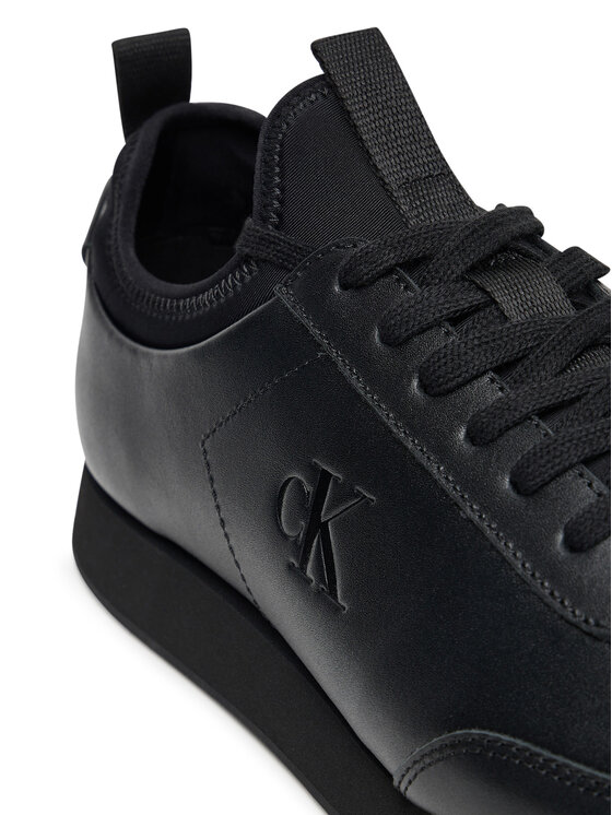 Calvin Klein Calvin Klein Αθλητικά Retro Runner Sock Laceup Lth YM0YM01362 Μαύρο