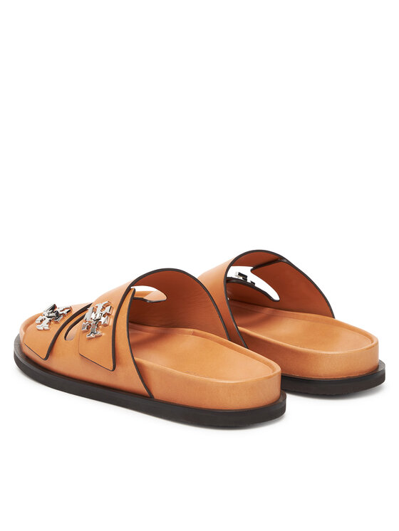 Tory Burch Tory Burch Iešļūcenes T Lock Sport Slide 166905 Brūns