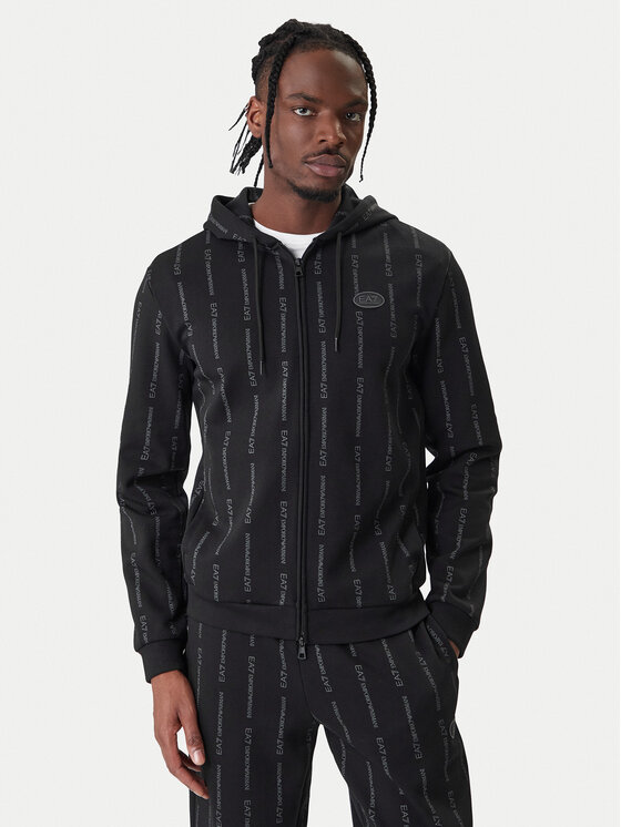 EA7 Emporio Armani Bluză 7M001392 AF12660 FC039 Negru Regular Fit