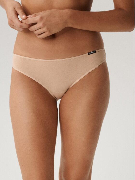 Atlantic Atlantic Figi klasyczne folded elastic sport Beżowy
