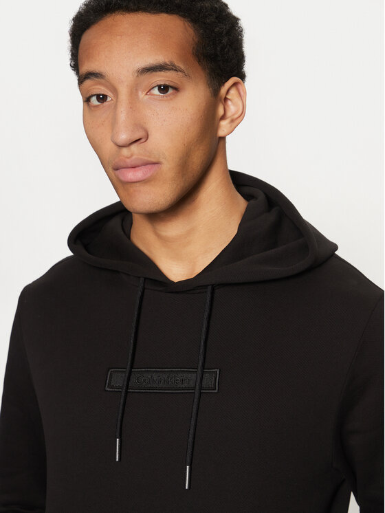 Calvin Klein Calvin Klein Majica dugih rukava Embroidered Logo K10K113564 Crna Regular Fit
