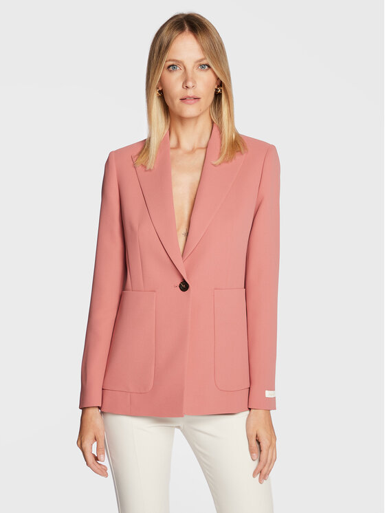 Ted Baker Giacca da abito 261664 Rosa Slim Fit, taglia : 4