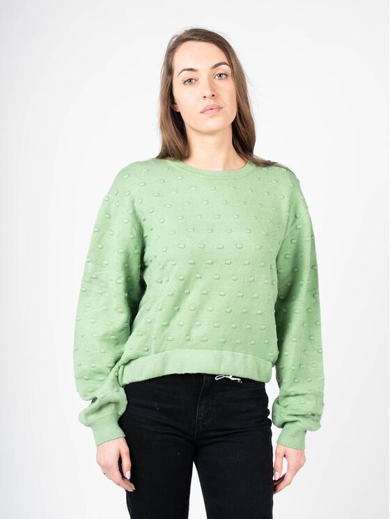 Silvian Heach Silvian Heach Svetr PGA22142MA Zelená Oversize