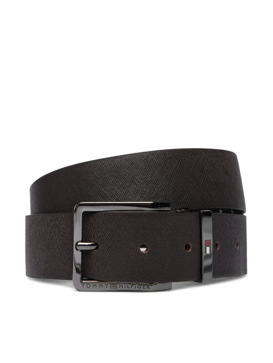 Tommy Hilfiger Tommy Hilfiger Opasok Oliver Saffiano 3.5 AM0AM14573 Tmavo hnedá