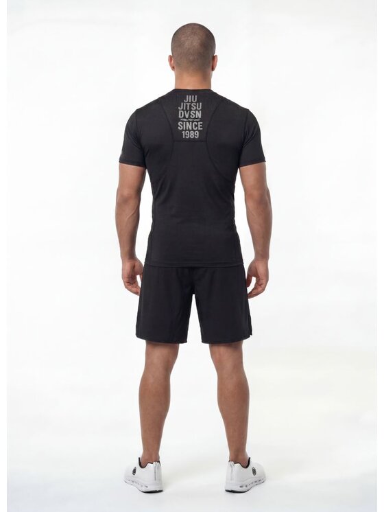 PITBULL PITBULL Koszulka techniczna JIU JITSU Czarny Regular Fit