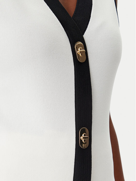 LOLA CASADEMUNT LOLA CASADEMUNT Γιλέκο LS2511001 Λευκό Regular Fit