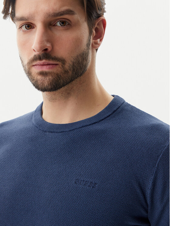 Guess Guess Džemperis M5GR02Z3MH1 Zils Regular Fit