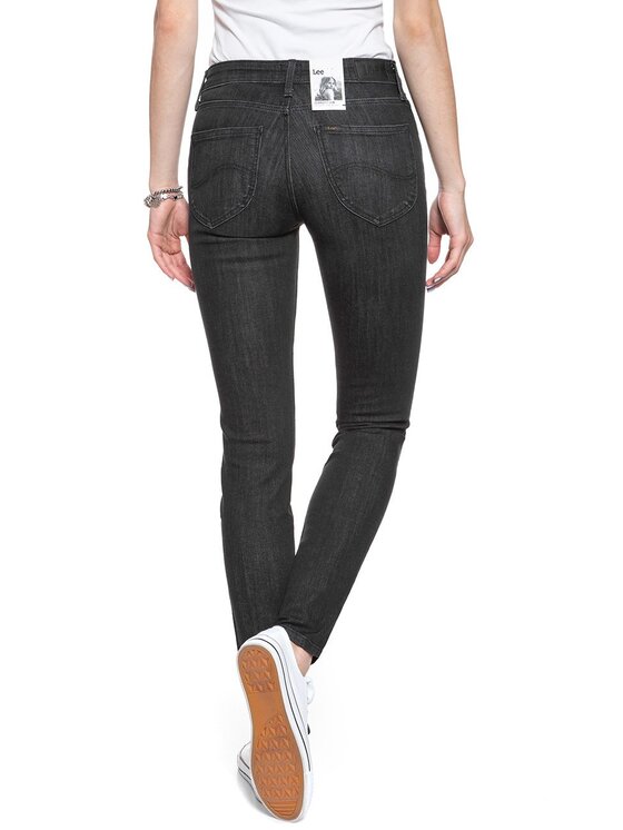 Lee Lee Jeansy SCARLETT Czarny Skinny Fit