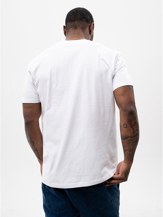 Metoda Sport Metoda Sport T-Shirt Koszulka Z Krótkim Rękawem Biała Metoda Sport Mini Laur L Biały Regular Fit