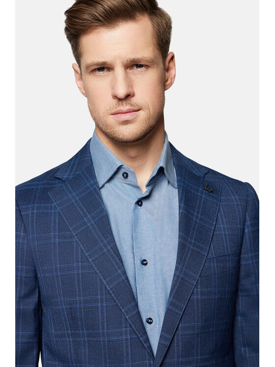 Lancerto Lancerto Garnitur Ramalio GA073124000006 Granatowy Slim Fit