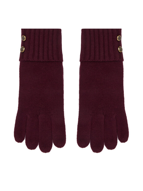 LAUREN RALPH LAUREN LAUREN RALPH LAUREN Рукавички 454P04468004 Бордовий