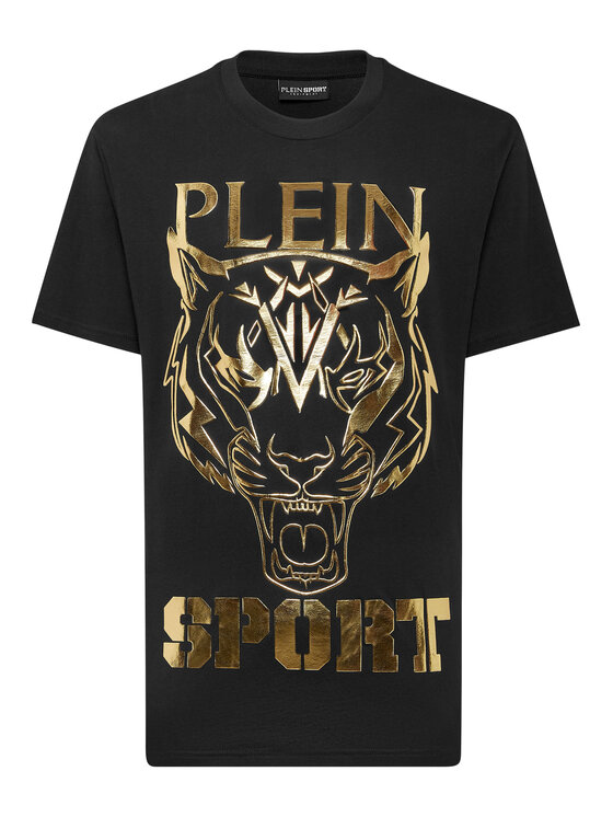 Plein Sport Plein Sport T-Shirt 10155 Czarny Regular Fit