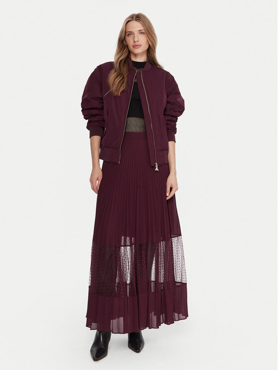 TWINSET TWINSET Maxi szoknya 252TP2642 Lila Regular Fit