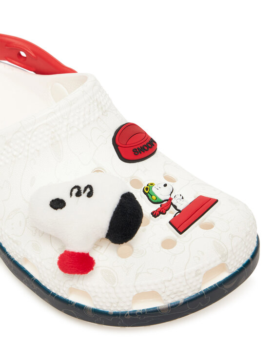 Crocs Crocs Şlapi Classic Peanuts 21112 Alb