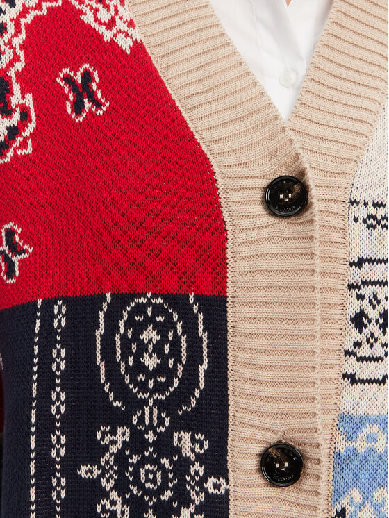 Weekend Max Mara Weekend Max Mara Cardigan Baobab 2525346051 Colorat Relaxed Fit