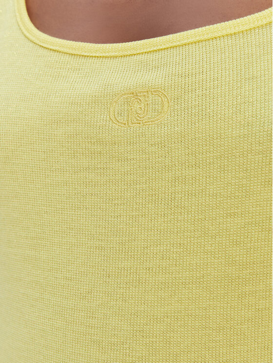 Liu Jo Sport Liu Jo Sport Top TA6173 J3845 Giallo Regular Fit