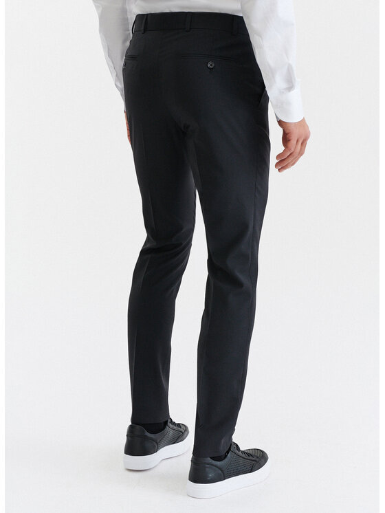 Pako Lorente Pako Lorente Spodnie garniturowe P22WF-6G-039 Czarny Slim Fit