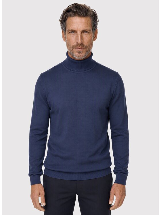 Pako Lorente Pako Lorente Sweter P26WN-2X-016 Granatowy Classic Fit