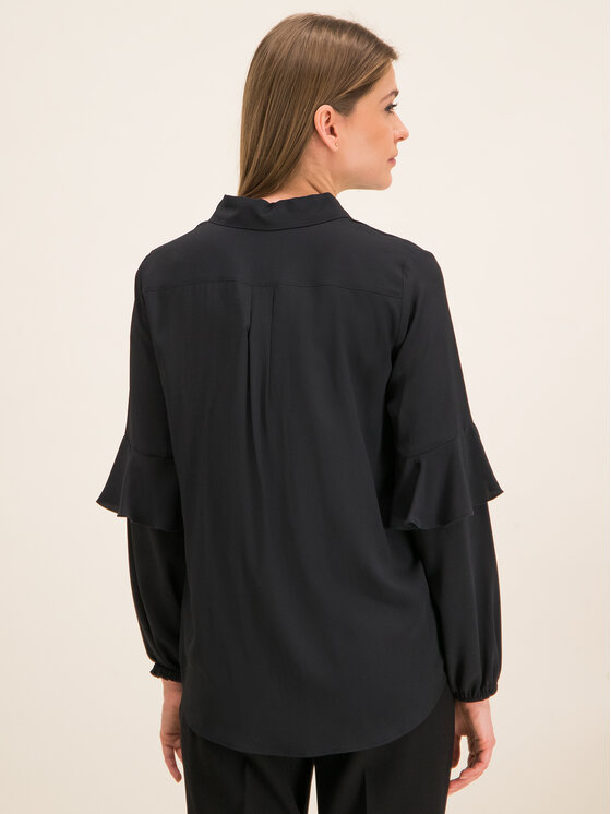 Camicia 71161096 Nero Regular Fit