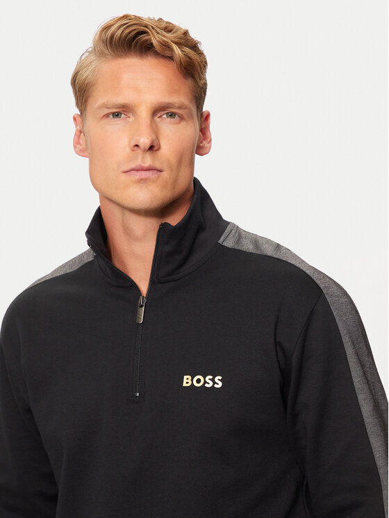 BOSS Boss Суитшърт 50527551 Черен Regular Fit