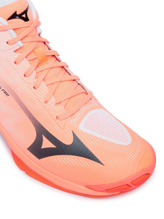 Mizuno Mizuno Čevlji za športe v zaprtih prostorih Wave Lightning Pro Mid V1GA2665 Koral
