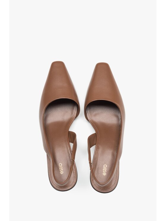 Estro Estro Γοβάκια ER00116927 Καφέ