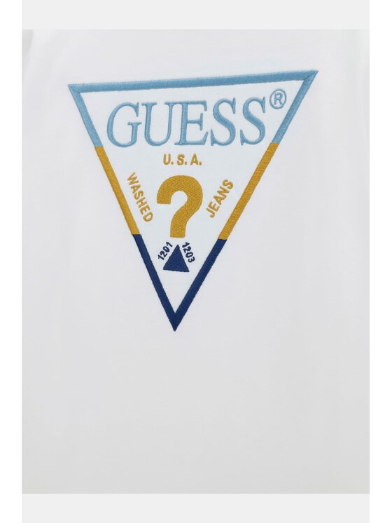Guess Kids Guess Kids T-Shirt 185356 Biały Classic Fit