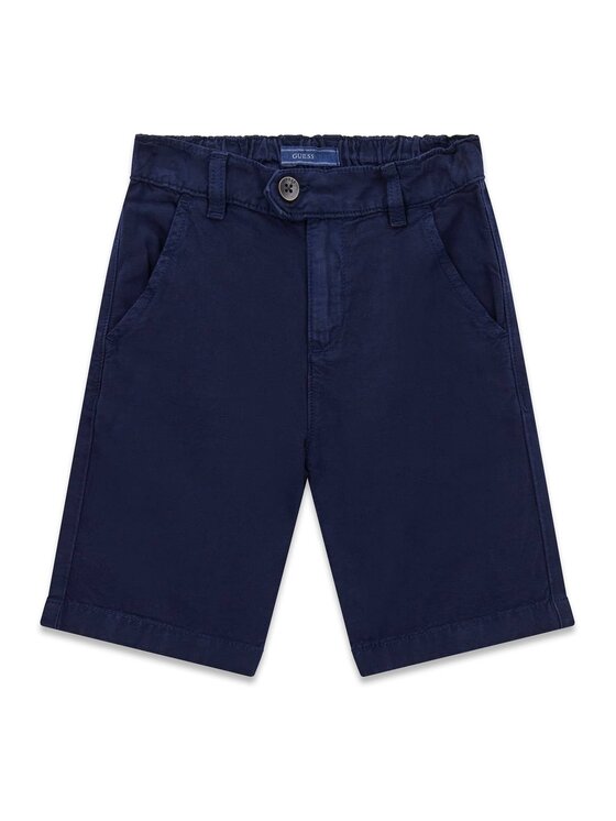 Guess Kids Guess Kids Kalhoty z materiálu 172557 Modrá Regular Fit
