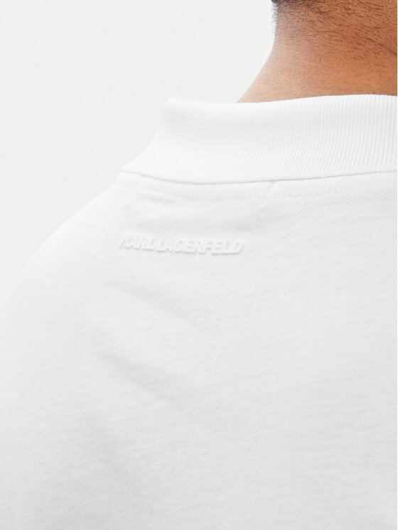 KARL LAGERFELD KARL LAGERFELD Поло 745025 563224 Білий Regular Fit