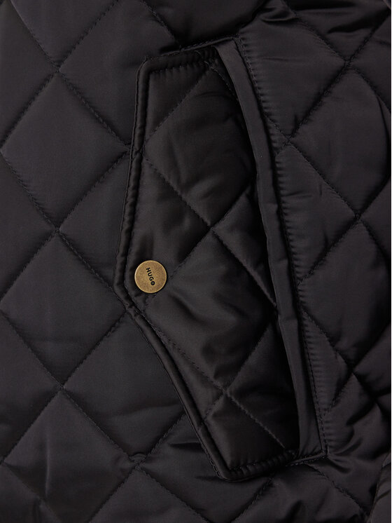 HUGO HUGO Geacă bomber Bicol2541 50546226 Negru Regular Fit