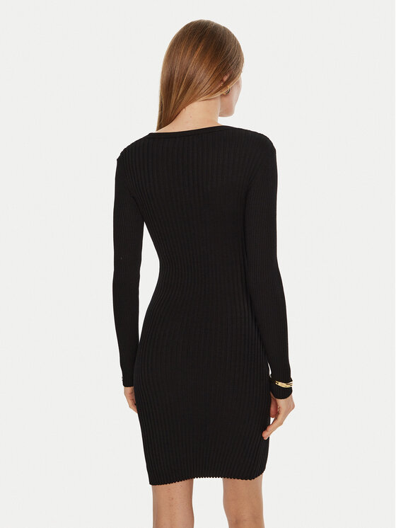 Guess Guess Trikotažinė suknelė Isabella W4BK07 Z3HP2 Juoda Slim Fit