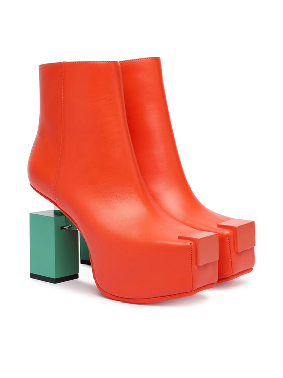 United Nude United Nude Škornji Cubist Bootie 1094383616 Oranžna